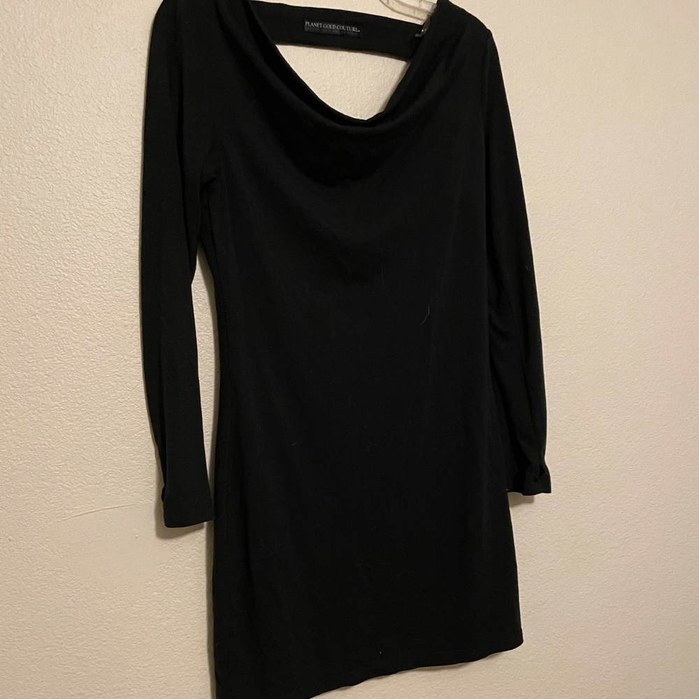 Low back little black dress